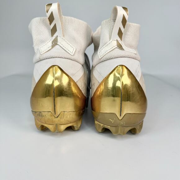 Nike Vapor Untouchable Pro 3 Premium Football Cleats White Gold AQ0634-007 11 - Picture 4 of 11